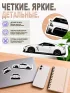 Набор наклеек "Nissan GT-R R35", 3 шт