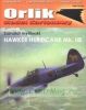 Модель-копия из бумаги самолета Hawker Hurricane Mk. IIB