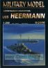 Модель-копия из бумаги эсминца USS Heermann