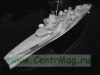 Модель-копия из бумаги эсминца USS Heermann