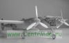 Модель-копия из бумаги самолета P 38-G LIGHTNING