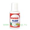 Корректирующая жидкость (штрих) Kores Fluid быстросохнущая 20 мл