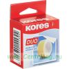 Клейкая лента канцелярская Kores двухсторонняя прозрачная 30 мм x 5 м