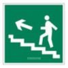 Направление к эвакуационному выходу по лестнице вверх. Знак