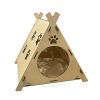 Треугольный домик для собак