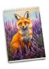 Скетчбук "Лис в лаванде", А4