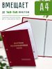 Папка "Выпускная квалификационная работа", А4, бумвинил, бордовый, 140-145 листов, золотое тиснение