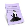 Тетрадь для нот для хора. STB: сопрано, тенор, бас (Кот-проказник, 72 страницы, А4)