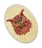 Донышки для вязания, заготовки для рукоделия, дно корзин, 19,8 х 14,8 см, овальные, 8 мм, сова