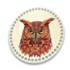 Донышки для вязания, заготовки для рукоделия, дно корзин, 19,8 см, круги, 9 мм, сова