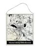 Табличка деревянная, интерьерная "Карта Екатеринбурга (Свердловска)"