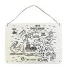 Табличка деревянная, интерьерная "Карта прокрастинации"