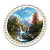 Донышки для вязания, заготовки для рукоделия, дно корзин, 19,8 см, круги, 9 мм, водопад