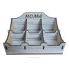 Органайзер для чайных пакетиков "Home" (сонома), МДФ, 6 отсеков, 24 х 18 х 11,2 см, в собранном виде