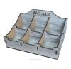 Органайзер для чайных пакетиков "Home" (сонома), МДФ, 6 отсеков, 24 х 18 х 11,2 см, в разобранном виде