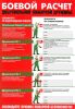 Плакат Боевой расчет ДПД (самоклеющийся, формат А3)