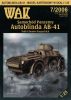 Модель-копия из бумаги бронеавтомобиля "Autoblinda AB-41"