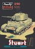 Журнал "Maly modelarz". Танк M5A1 Stuart из бумаги и картона (№3, 1990)