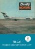 Журнал "Maly modelarz". Пассажирский самолет "Ил-62 LOT" из бумаги и картона (№1, 1979)