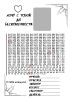 Бланк магнитный "Хочу с тобой до бесконечности"