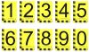 Таблички с номерами (двусторонние) 0-9