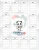 Календарь-планер настенный, перекидной "Пандочка" на 2025 год