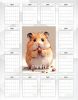 Календарь-планер настенный, перекидной "Хомяк" на 2025 год