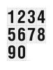 Набор табличек с цифрами "0-9" 5х9 см