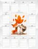 Календарь-планер настенный, перекидной "Лисичка и котик" на 2025 год