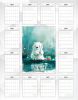 Календарь-планер настенный, перекидной "Белый медвежонок" на 2025 год