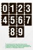 Набор пластиковых номерков "0-9", черный