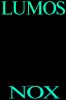 Наклейка на выключатель света "Lumos/Nox"