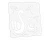 Трафарет "Лебедь", 130х130 мм