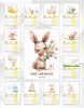 Календарь-планер настенный, перекидной "Мир зайчиков" на 2026 год