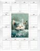 Календарь-планер настенный, перекидной "Кот и птичка" на 2025 год