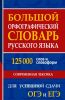 Большой орфографический словарь русского языка 125 000 слов и словоформ для успешной сдачи ОГЭ и ЕГЭ