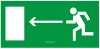 Направление к эвакуационному выходу налево. Знак