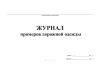 Журнал промеров дорожной одежды