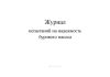 Журнал испытаний на надежность бурового насоса