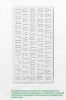 Линейка-трафарет "Шрифт Stencil № 109" (англ. 282 х 154 мм)