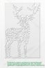 Трафарет для рисования "Олень", 21х29 см