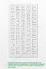 Линейка-трафарет "Шрифт Stencil № 113" (англ. 282 х 154 мм)