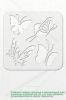 Трафарет "Бабочки", 130х130 мм