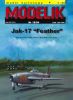 Модель-копия из бумаги самолета Jak-17 "Feather"
