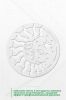 Трафарет для декора "Солнечная мандала"№1
