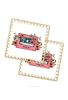 Донышки для вязания, заготовки для рукоделия, дно корзин, 14,8 х 14,8 см, квадрат, 8 мм, кассета