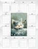 Календарь-планер настенный, перекидной "Кот и птичка" на 2026 год