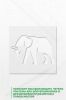 Трафарет "Индийский слон"