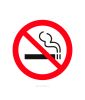 Наклейка "Знак о запрете курения. (Запрещается курить)" 20 х 20 см