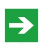 Наклейка "Направляющая стрелка" 20 х 20 см